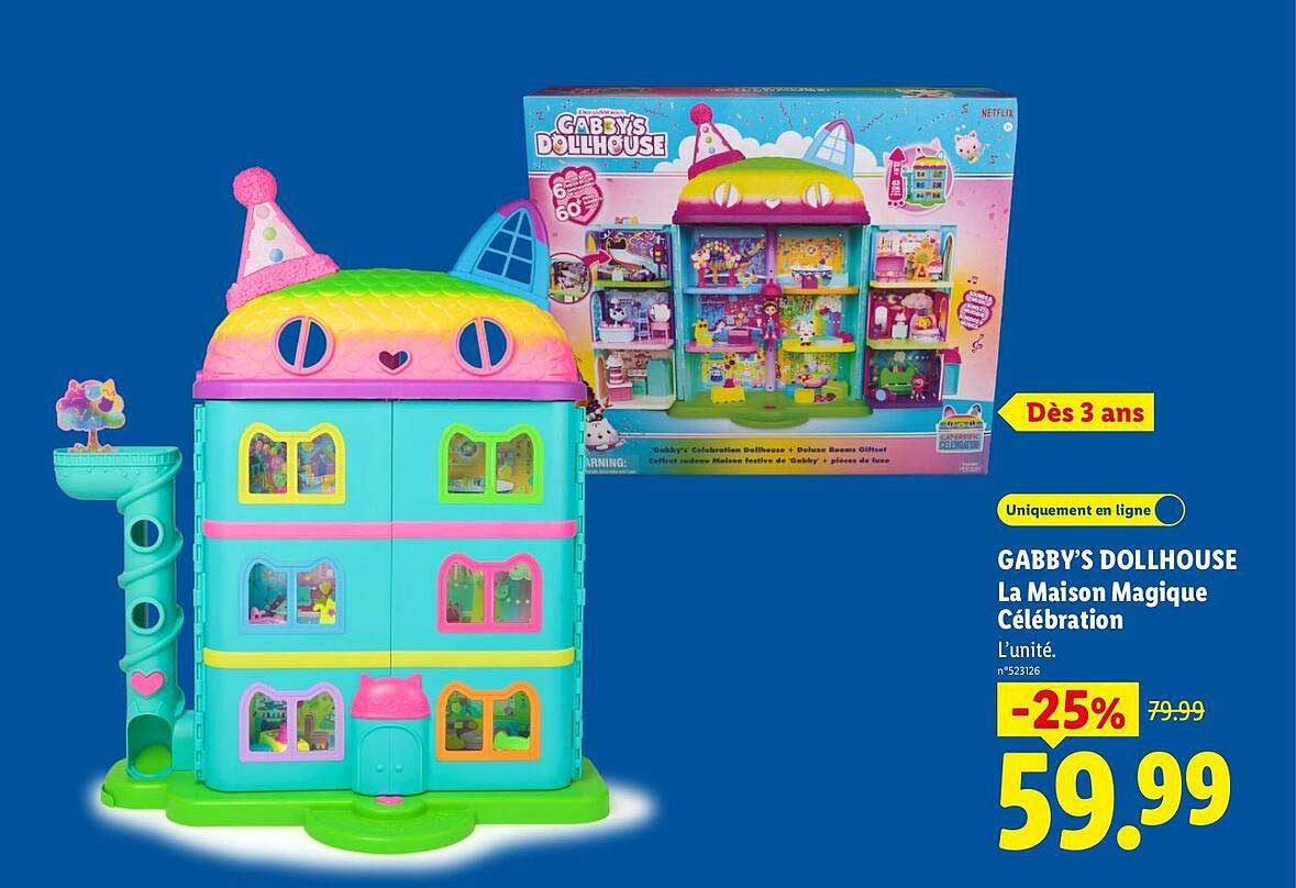 GABBY’S DOLLHOUSE La Maison Magique Célébration