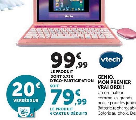 GENIO, MON PREMIER VRAI ORDINATEUR !