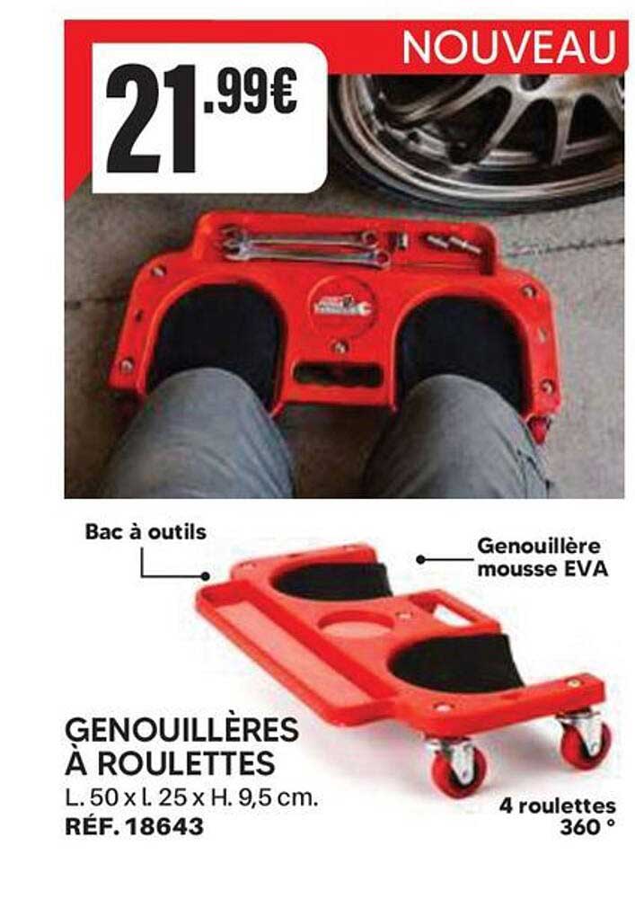 GENOUIÈRES À ROULETTES