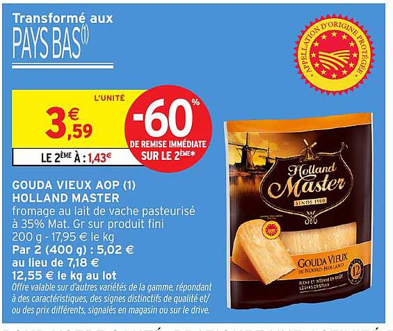 GOUDA VIEUX AOP (1) HOLLAND MASTER