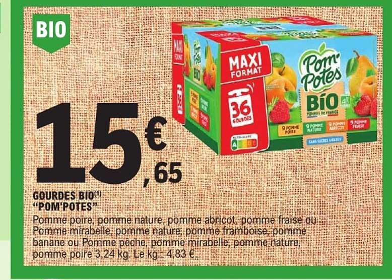 Gourdes bio "Pom'Potes"
