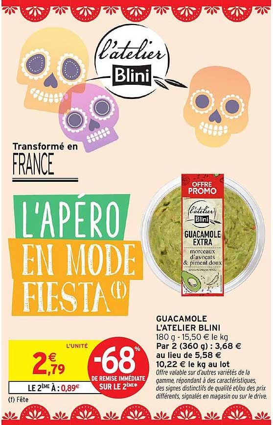 GUACAMOLE L'ATELIER BLINI