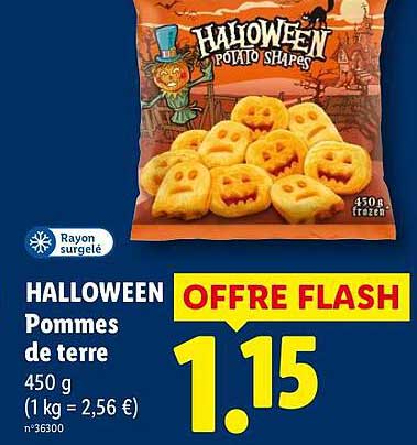 HALLOWEEN Pommes de terre 450 g