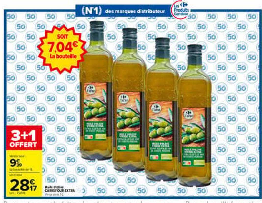 HUILE D’OLIVE CARREFOUR EXTRA