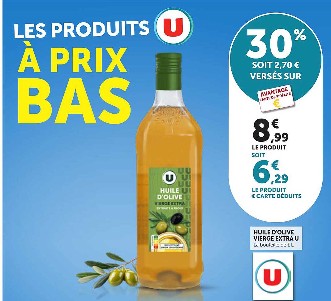 HUILE D'OLIVE VIERGE EXTRA U