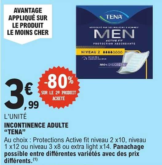 INCONTINENCE ADULTE “TENA”