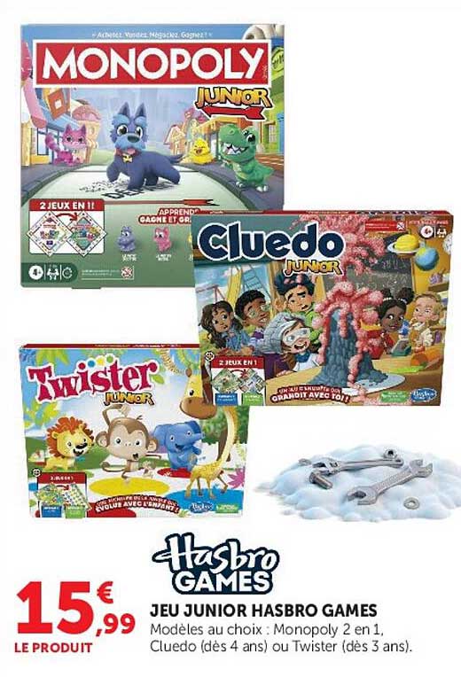 JEU JUNIOR HASBRO GAMES