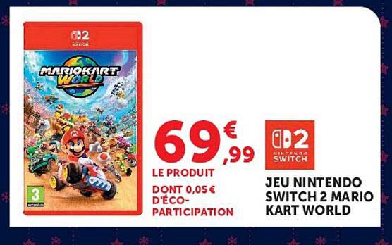 JEU NINTENDO SWITCH 2 MARIO KART WORLD