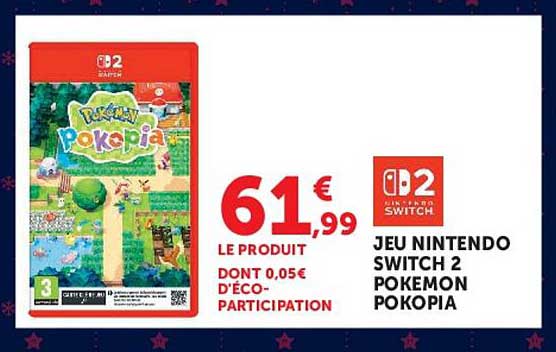 JEU NINTENDO SWITCH 2 POKEMON POKOPIA