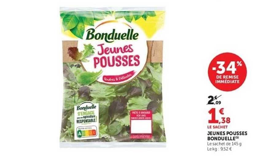 Jeunes pousses Bonduelle