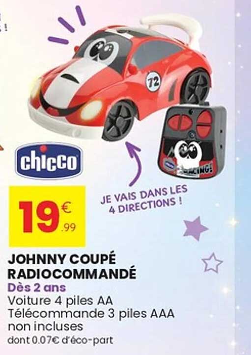 JOHNNY COUPÉ RADIOCOMMANDÉ