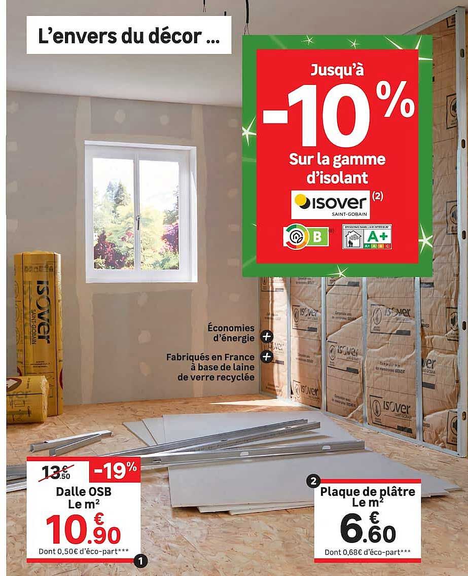 Jusqu’à -10% sur la gamme d’isolant ISOVER
