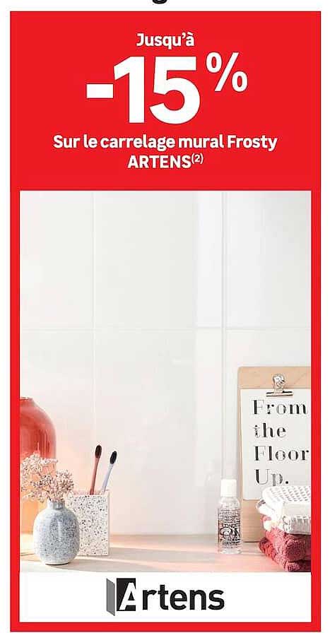 Jusqu’à -15% Sur le carrelage mural Frosty ARTENS(2)