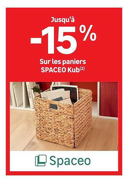 Jusqu'à -15% Sur les paniers SPACEO Kub(2)