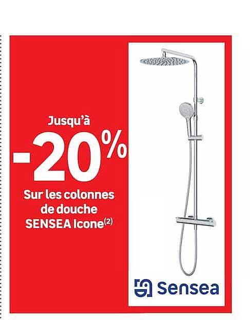 Jusqu’à -20% sur les colonnes de douche SENSEA Icone(2)