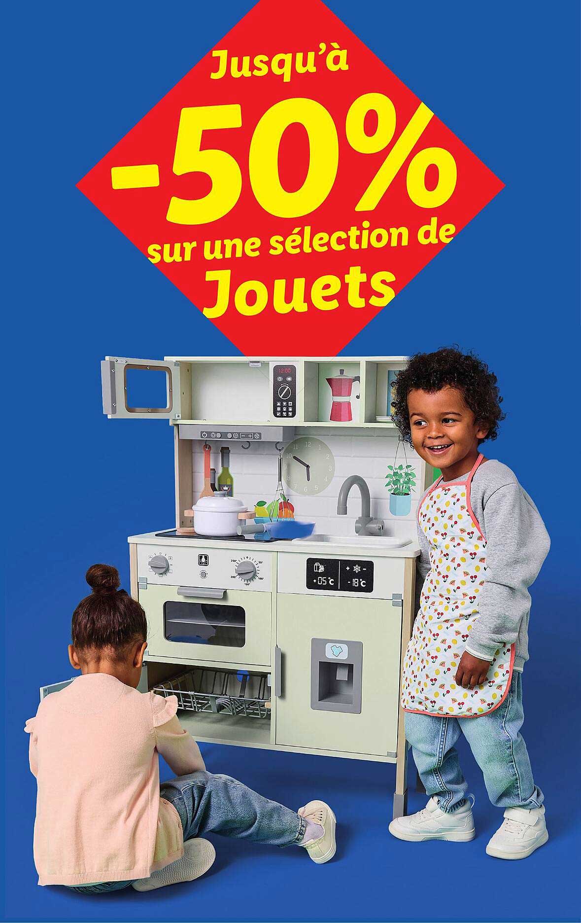 Jusqu’à -50% sur une sélection de Jouets