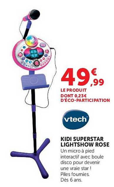 KIDI SUPERSTAR LIGHTSHOW ROSE