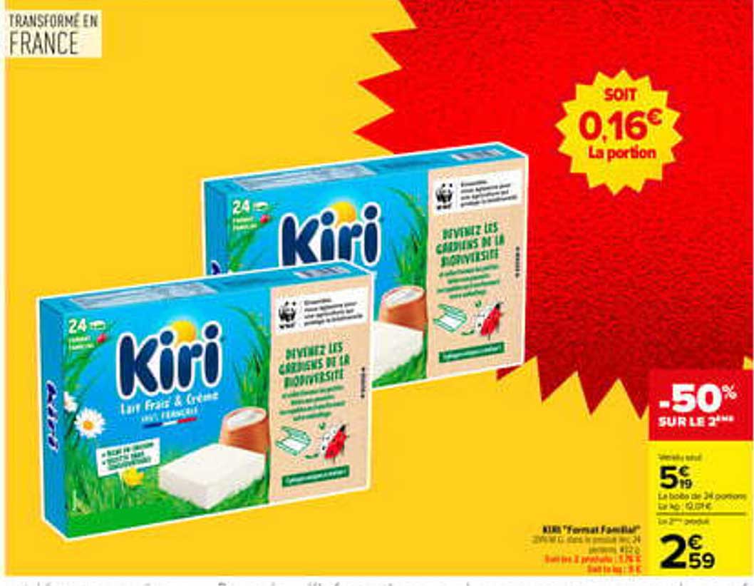 Kiri, l’ami frais & crémeux