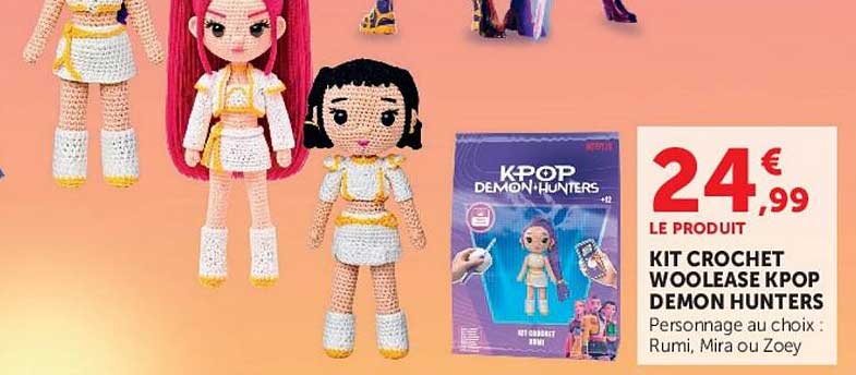 KIT CROCHET WOOLEASE KPOP DEMON HUNTERS