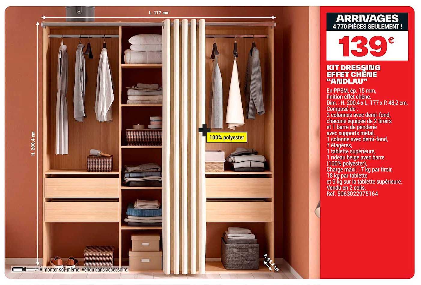 KIT DRESSING EFFET CHÊNE “ANDLAU”