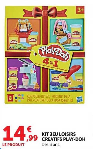 KIT JEU LOISIRS CREATIFS PLAY-DOH