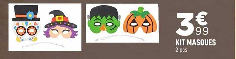 KIT MASQUES 2 pcs