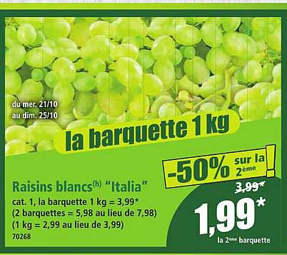 la barquette 1 kg