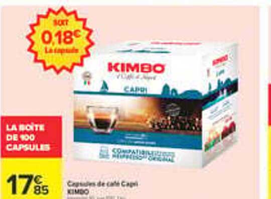 LA BOÎTE DE 100 CAPSULES