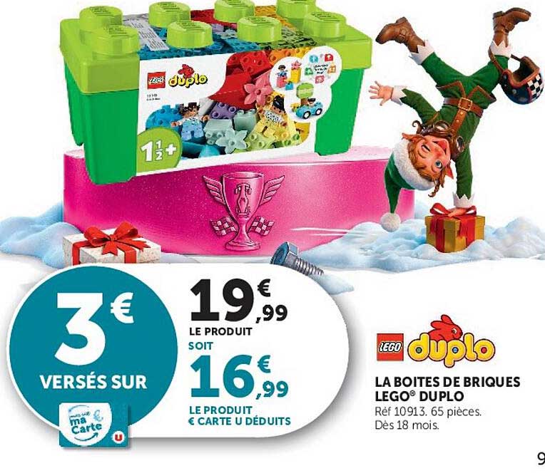LA BOITES DE BRIQUES LEGO® DUPLO