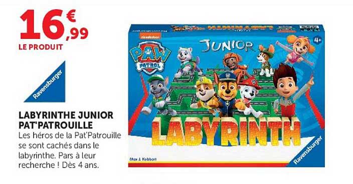 LABYRINTHE JUNIOR PAT'PATROUILLE