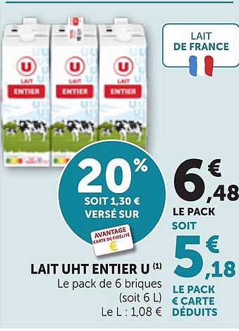 LAIT UHT ENTIER U (1)