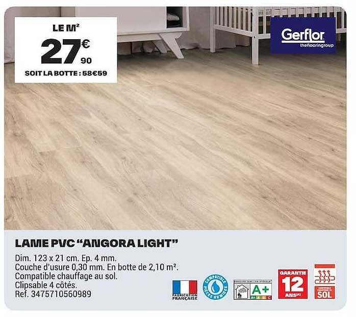 LAME PVC “ANGORA LIGHT”