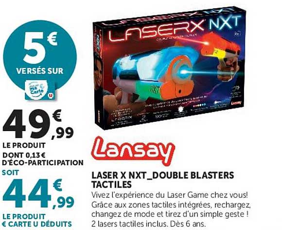 LASER X NXT_DOUBLE BLASTERS TACTILES