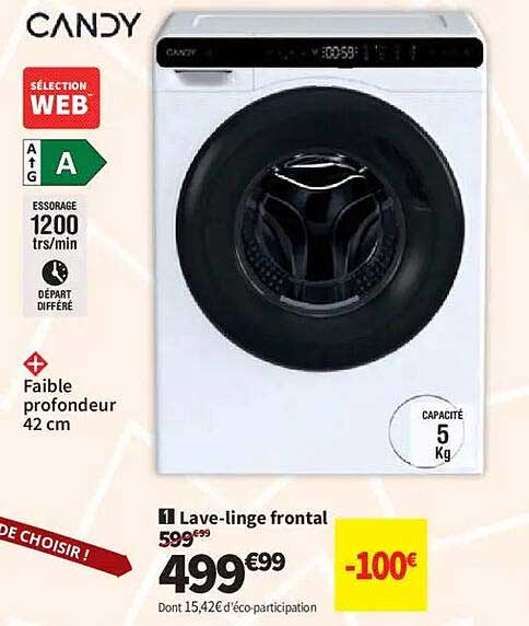 Lave-linge frontal