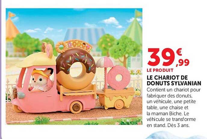 LE CHARIOT DE DONUTS SYLVANIAN