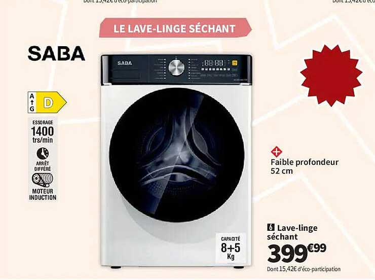 LE LAVE-LINGE SÉCHANT