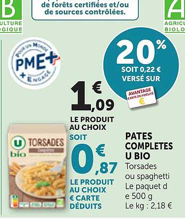 LE PRODUIT AU CHOIX SOIT 0,87 € LE PRODUIT AU CHOIX € CARTE DÉDUITS