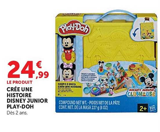 LE PRODUIT CRÉE UNE HISTOIRE DISNEY JUNIOR PLAY-DOH