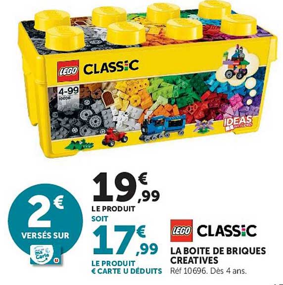 LE PRODUIT SOIT 17€99 € CARTE U DÉDUITS