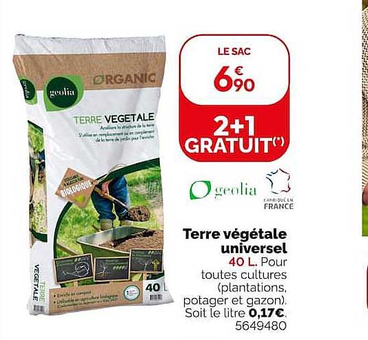 LE SAC 6€90 2+1 GRATUIT(*)