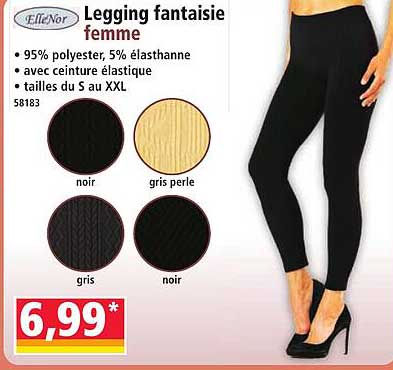 Legging fantaisie femme