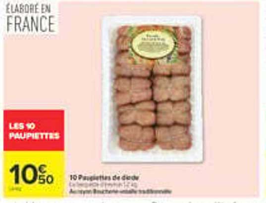 LES 10 PAUPIETTES