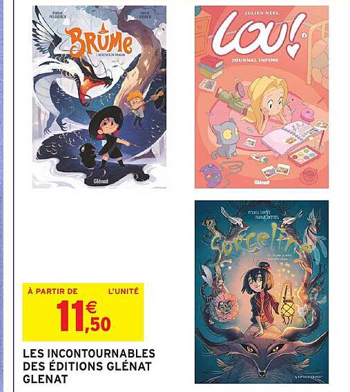 LES INCONTOURNABLES DES ÉDITIONS GLÉNAT GLÉNAT