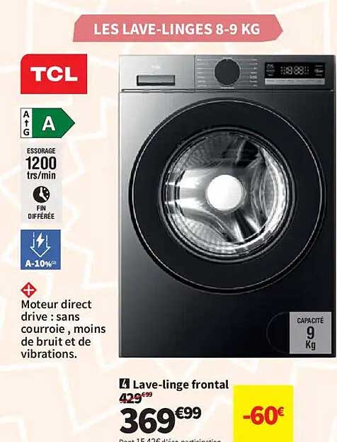 LES LAVE-LINGES 8-9 KG