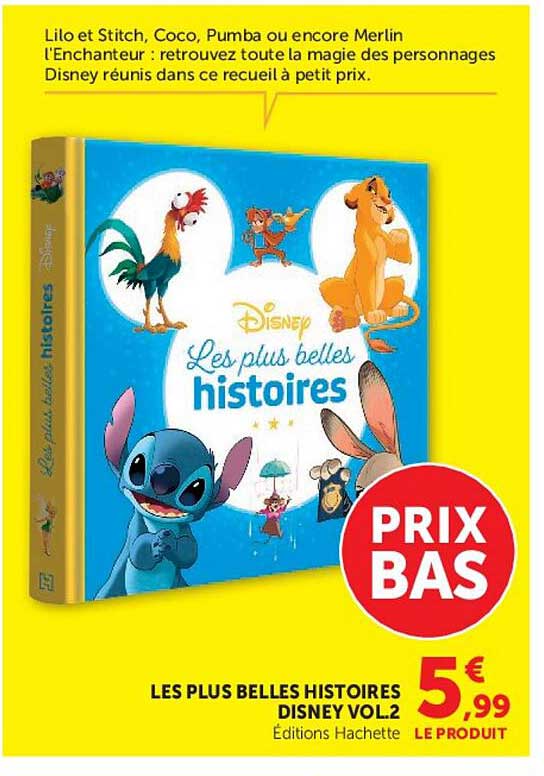 LES PLUS BELLES HISTOIRES DISNEY VOL.2