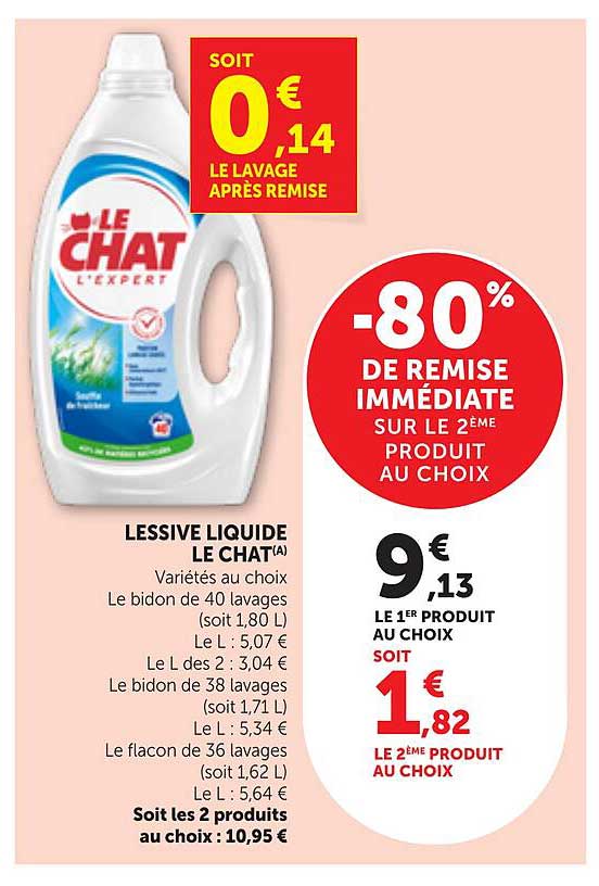 LESSIVE LIQUIDE LE CHAT
