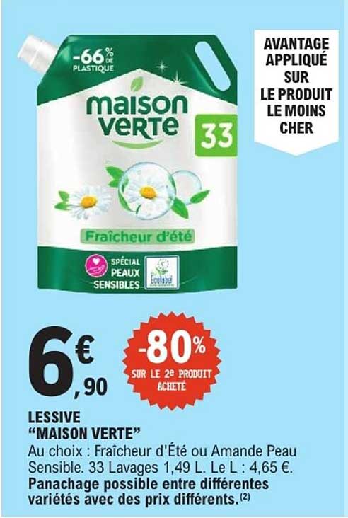 LESSIVE “MAISON VERTE”