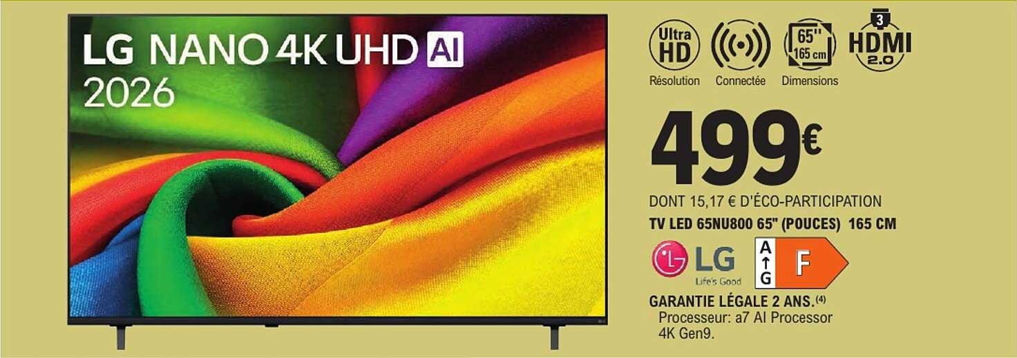 LG NANO 4K UHD AI 2026