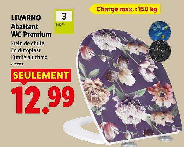 LIVARNO Abattant WC Premium
