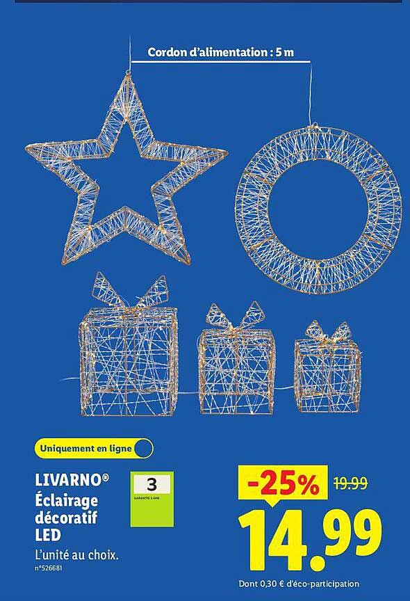 LIVARNO® Éclairage décoratif LED